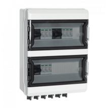 Ohmtec - Coffret Photovoltaïque Dc 3-12kw 3 Trackers - Gris et vitre fumée