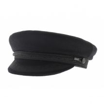 Casquette marin caban noir - Traclet - Noir - 57 cm - Laine - Bulgarie