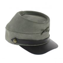 Casquette sudiste cuir grise