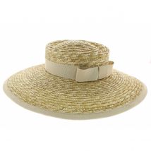 Capeline Willy's Paris Yveline en paille naturelle - Taille unique - Paille - France