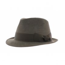 Chapeau tissu Carlton - Traclet - Marron - 61 cm - Coton - Italie