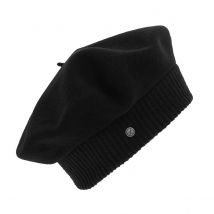 Beret Parisienne Héritage par Laulhère - Noir - Taille unique - Laine - France