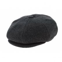 Casquette Irlandaise Peaky Anthracite - MTM - 57 cm - laine/cachemire/polyamide - Bulgarie