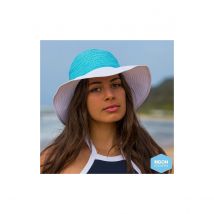 Capeline Endless Summer Polyester Bicolore Turquoise - Rigon Headwear - 56 cm - Polyester - Chine
