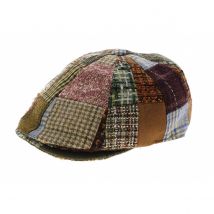 Casquette bombée Patchwork - Doria 1905 - 56 cm - Laine - Italie