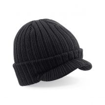 Bonnet casquette janson - Traclet - Noir - Taille unique - Acrylique - Chine