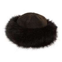 Toque Femme Natalia cuir Marron - Traclet