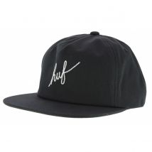 Casquette Snapback Script Coton Noir - Huf - Taille unique - Coton - Vietnam