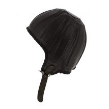 Casque Automobile Helmet Cuir Marron - Aussie Apparel