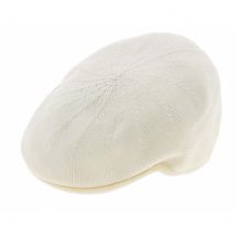 Casquette Plate Golfer Blanc Écru - Broner - XL - 60/61 cm - Polyester - Chine