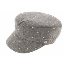 Casquette Army Été Malden Coton/Lin Gris - Kangol - L - 58/59 cm - coton/lin/ramie - Chine