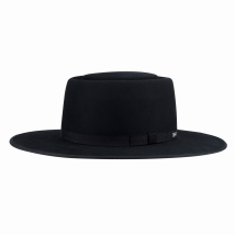 Chapeau Style Andalou The Tennessee Feutre Laine Noir - Coal - L - 58/59 cm - feutre laine - Chine