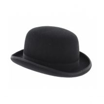 Chapeau melon feutre laine noir - Guerra - 60 cm - Feutre laine - Italie