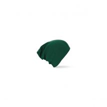 Bonnet Oversize Acrylique Vert - Beechfield - Taille unique - Acrylique - Chine