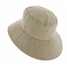 Bob Detente large bord Coton Beige - Crambes - L - 58/59 cm - Coton - France
