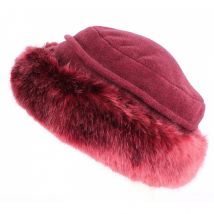Toque Akilina Fausse Fourrure/Doublure Polaire Acajou Traclet - Taille unique - polyester - Europe