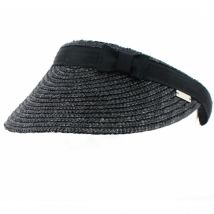 Visière paille Noir Dunewood - Betmar - Taille unique - Paille - Chine