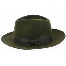 Chapeau Rallye Chenonceau Feutre Poil Olive Traclet
