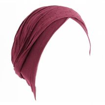 Turban Bella - Bordeaux - Taille unique - viscose - Chine