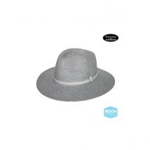 Chapeau Fedora Libby Fibres Naturelles Gris Rigon Headwear - 57-59 cm - Fibres Naturelles - Chine