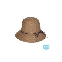 Chapeau Cloche Peta Fibres Naturelles Caramel - Rigon Headwear - 57-59 cm - Fibres naturelles/polyester - Chine