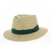 Chapeau Traveller Gorizia Toile de Jute Beige -Traclet - M - 56/57 cm - toile de jute - Italie
