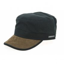 Casquette Militaire Gosper Noire/Marron Stetson