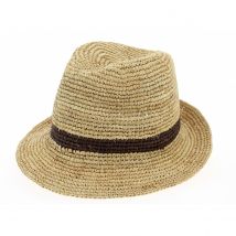 Chapeau Trilby Bude Paille Naturelle Christys - 57-59 cm - Paille - Chine