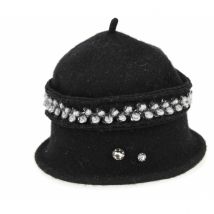 Toque Femme Laine Noire Traclet - Taille unique - Laine - Italie