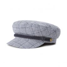 Casquette Marin Fiddler Bleu Marine Lin/Coton Brixton - 60 cm - Lin/2Coton - Chine