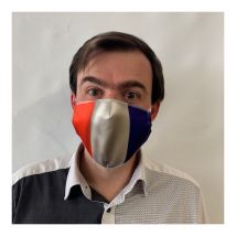 Masque France Fantaisie Élastique Blanc Traclet - Taille unique - élasthanne - polyester - polyamide - France