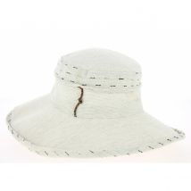 Chapeau Femme Bronze Lin Beige Mtm - 59 cm - Lin / Coton/Polyester / Coton/polyester/Autres Fibres/Polyester Metalisé - France
