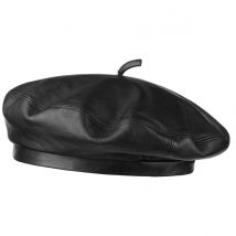 Béret Basque Barascon Cuir Noir - L - 58/59 cm - Cuir - Chine