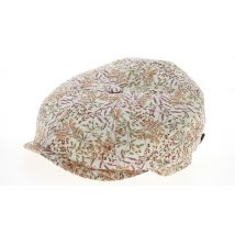 Casquette 8 Côtes Delberto Imprimé Fleuri Rose Coton/Lin Mtm - 59 cm - Lin/4Coton - Italie