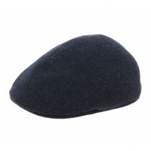 Casquette Bombée Brighton CacheOreilles Bleu Nuit Laine Crambes - 55 cm - Laine/Polyester - France