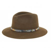 Chapeau Traveller Dakota Feutre Poil Marron Guerra - 58 cm - Feutre Poil - Italie