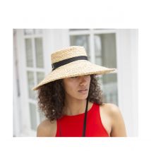 Capeline raffia naturel
