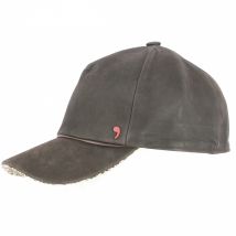 Casquette Baseball Wigan Cuir Marron - ALFONSO D'ESTE - S - 54/55 cm - cuir - Italie