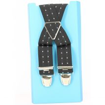 Bretelle Noir points Blanc - Traclet