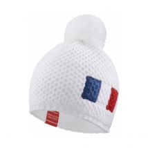 Bonnet Pompon France - LeDrapo - Le Drapo - Blanc - Taille unique - Acrylique - France