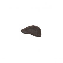 Casquette Bec de Canard Sutton Cuir Marron - Hatland