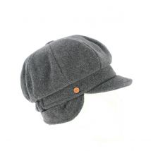 Casquette Gavroche CacheOreilles Camilla Plus grise - Mayser - 59 cm - Laine/Polyamide - Slovaquie