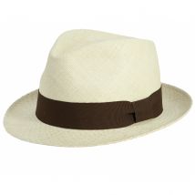 Chapeau Trilby anti uv UPF50+ Manabí Panama - City Sport - Declercq - Paille - S - 54/55 cm - Panama - Equateur
