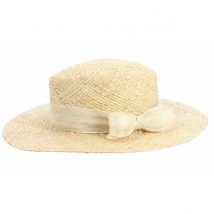 Chapeau Femme Aliska Paille Naturel - Traclet - 57 cm - Paille - France
