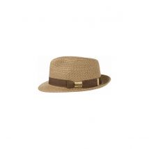 Chapeau Trilby Havana Toyo Beige - Stetson - S - 54/55 cm - viscose - Chine