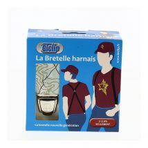 Bretelles Harnais Carte Cardinale Verte - Biclip - Taille unique - polyester/élastodiène - France (Loire)