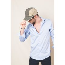 Casquette Saharienne Anti UV Dashte Kavir - Crambes - Beige/Gris Olive - 56 cm - Coton - France