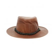 Chapeau Traveller Kangaroo Cuir - Jacaru - M - 56/57 cm - Cuir - Australie