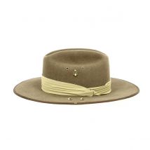 Chapeau Western Superfine Feutre Poil Kaki - Akubra - 59 cm - Feutre poil - Australie