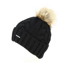 Bonnet Pompon Beanie Grosses Mailles - Stetson - Taille unique - acrylique laine vierge laine d'alpaga viscose - Italie